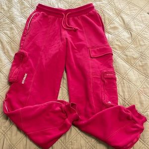 Ivy park x adidas pink French terry sweatpants
